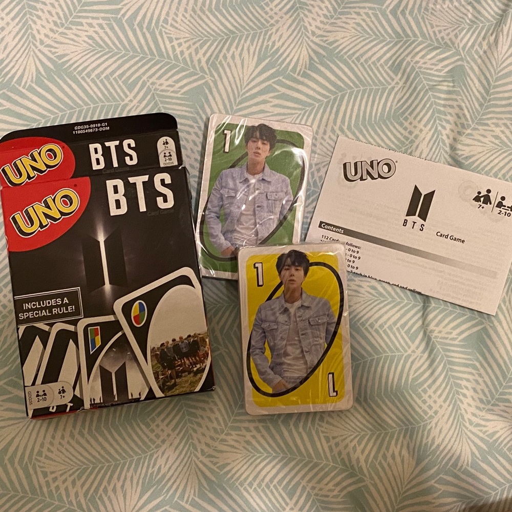 BTS Uno Cards